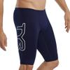 TYR Men's Durafast Elite Solid Jammer Swimsuit, Navy/Logo, 36 view 3