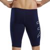 TYR Men's Durafast Elite Solid Jammer Swimsuit, Navy/Logo, 36 view 4