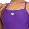 ARENA Feel Women's Solid Light Drop Back Swimsuit Pool and Beach Athletic Swimwear Quick Drying Ladies Bathing Suit, Purple, US Size 38 view 4