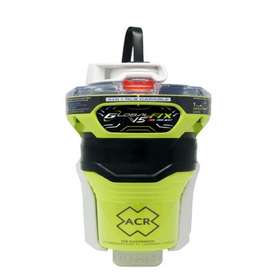 ACR GLOBALFIX V5 AIS EPIRB - SOS, GPS, Global Coverage, Return Link Service & Mobile App - CAT 2 Manual Release Bracket (2852) - Local AIS & Global Satellite Emergency Signaling for Search & Rescue