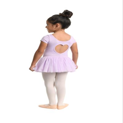 Danz N Motion Girls Penny Cap Sleeve Dance Dress 23209C (Girls 6X-7, Lavender)