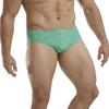 TYR Men's Standard Durafast Elite Racer Brief Swimsuit, Lime/Lapped, 36 view 1