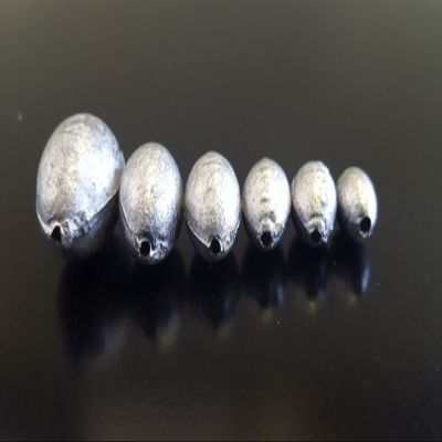 Egg Sinker, Slip Sinker, Lead Fishing Weight Lures-Choose Qty & Size 1/4oz 10pack