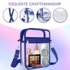 BanYakong Clear Bag Stadium Approved, Crossbody Bag Purse Adjustable Strap Shoulder Bags for Concerts Festival Sports Events,Common to men and women view 3