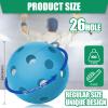 Tanlade 36 Pack Baseball Practice Balls Plastic Training Balls Lightweight Hollow Airflow Softballs with a Drawstring Bag for Hitting,Batting,Pitching, 2.91 in Indoor Outdoor Use Gift(Multicolor) view 2