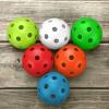 Tanlade 36 Pack Baseball Practice Balls Plastic Training Balls Lightweight Hollow Airflow Softballs with a Drawstring Bag for Hitting,Batting,Pitching, 2.91 in Indoor Outdoor Use Gift(Multicolor) view 4