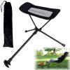 Universal Camping Chair Foot Rest, Folding Attachable Footrest Leg Rest Outdoor Folding Chair for Outdoor Gardening Fishing Beach Hiking view 1
