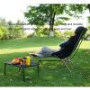 Universal Camping Chair Foot Rest, Folding Attachable Footrest Leg Rest Outdoor Folding Chair for Outdoor Gardening Fishing Beach Hiking view 4