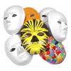 10 Pack DIY Full Face Masks Masquerade Paintable Mask Art Craft Masks DIY Mask for Cosplay, Masquerade Parties, Halloween view 3