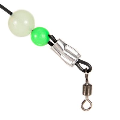 1 Set Oval Fishing Float Wire Cork for Redfish Bobbers Cork Floats Popping Cork Copper Beads Quick Floating