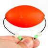 1 Set Oval Fishing Float Wire Cork for Redfish Bobbers Cork Floats Popping Cork Copper Beads Quick Floating view 2