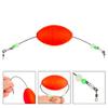1 Set Oval Fishing Float Wire Cork for Redfish Bobbers Cork Floats Popping Cork Copper Beads Quick Floating view 3