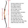 66" 68" 70" Takedown Recurve Bow Archery Competition Athletic Bow 14-40 LB Right Handed Archery Kit Outdoor Training Hunting Shooting (66"/18lbs, kit 1/White) view 2