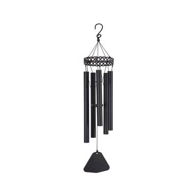 Butterfly Wind Chime-5 Hollow Metal Tubes -Wind Chime with S Hook for Indoor and Outdoor Tuned Soothing Relaxing Melody Home Decor Metal Wind Chimes Decorative Crafts