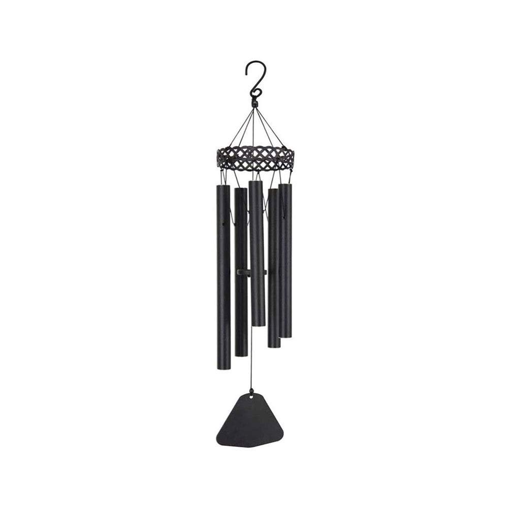 Butterfly Wind Chime-5 Hollow Metal Tubes -Wind Chime with S Hook for Indoor and Outdoor Tuned Soothing Relaxing Melody Home Decor Metal Wind Chimes Decorative Crafts