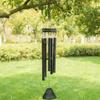 Butterfly Wind Chime-5 Hollow Metal Tubes -Wind Chime with S Hook for Indoor and Outdoor Tuned Soothing Relaxing Melody Home Decor Metal Wind Chimes Decorative Crafts view 4
