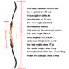 66" 68" 70" Takedown Recurve Bow Archery Competition Athletic Bow 14-40 LB Right Handed Archery Kit Outdoor Training Hunting Shooting (66"/14lbs, kit 1/White) view 2