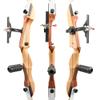 66" 68" 70" Takedown Recurve Bow Archery Competition Athletic Bow 14-40 LB Right Handed Archery Kit Outdoor Training Hunting Shooting (66"/14lbs, kit 1/White) view 4