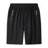Ymosrh Athletic Shorts, Workout Shorts Men Men's Casual for Elastic Waist Summer Casual Thin Fast-Drying Beach Trousers Casual Sports Short Pants Mens Jogger Shorts Graphic Casual Cool (L, Green) view 1
