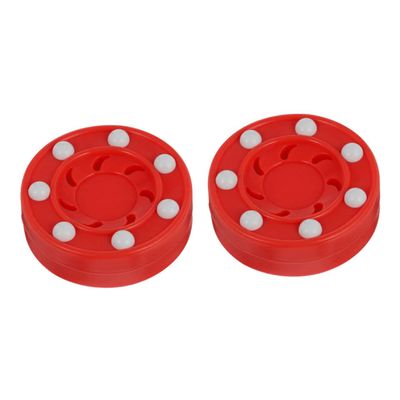 TOYANDONA 2pcs Professional Hockey Pucks Solid Roller Hockey Pucks Biscuit for Practice