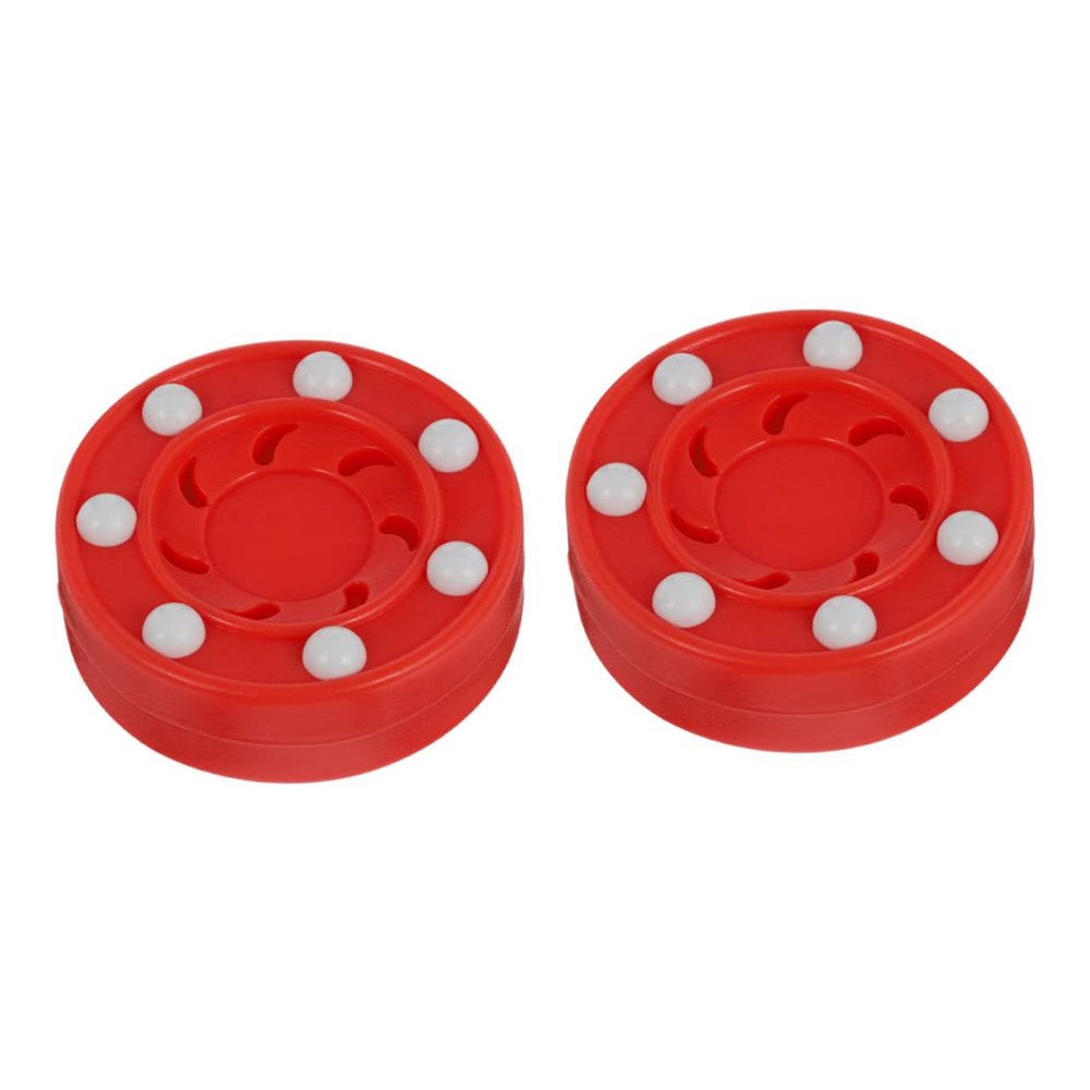 TOYANDONA 2pcs Professional Hockey Pucks Solid Roller Hockey Pucks Biscuit for Practice