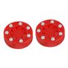TOYANDONA 2pcs Professional Hockey Pucks Solid Roller Hockey Pucks Biscuit for Practice view 1