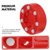 TOYANDONA 2pcs Professional Hockey Pucks Solid Roller Hockey Pucks Biscuit for Practice view 3