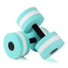 Aquatic Exercise Dumbbells, 2 Pack Water Dumbbell for Water Aerobics Kids Barbell Water Weights for Pool Exercise, Exercise Foam Dumbbells Water Fitness Exercises Equipment Pool Barbells Pool(Blue) view 1