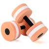 Aquatic Exercise Dumbbells, 2 Pack Water Dumbbell for Water Aerobics Kids Barbell Water Weights for Pool Exercise, Exercise Foam Dumbbells Water Fitness Exercises Equipment Pool Barbells Pool(Orange) view 1