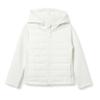 Amazon Essentials Toddler Girls' Hooded Full-Zip Active Jacket, Eggshell White, 4T view 1