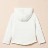 Amazon Essentials Toddler Girls' Hooded Full-Zip Active Jacket, Eggshell White, 4T view 2