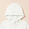Amazon Essentials Toddler Girls' Hooded Full-Zip Active Jacket, Eggshell White, 4T view 3