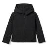 Amazon Essentials Girls' Hooded Full-Zip Active Jacket, Black, X-Small view 1