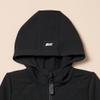 Amazon Essentials Girls' Hooded Full-Zip Active Jacket, Black, X-Small view 3