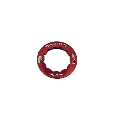 Prestacycle HG10 Adapter Lockring Converts 10-Speed Freehubs to Fit 11 & 12-Speed Cassettes Lightweight Red Alloy Lockring for 11T or 12T Sprockets
