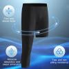 Hotfiary 3/4 Boys Youth Compression Leggings Single Leg Athletic Capris Tights Sports Base Layer for Kids Basketball view 4