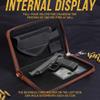 AmazingLife Concealed Carry Gun Pouch, Holy Bible Leather Soft Pistol Case, Lockable Zipper, Handgun Case for 9mm& Glock Guns Storage or Transport view 4