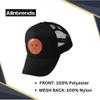 ALLNTRENDS 2 Pcs Caps Angry and Smiley Face Embroidered Trucker Hat Adjustable Snapback (1 Angry White 1 Smiley Black) view 3
