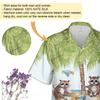 228CLOSET Raccoon Hawaiian Shirt for Men - Playing at Beach Button Down Shirt Men, Mens Hawaiian Shirt Set 32 Size L view 3