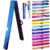 FC FUNCHEER 8FT Folding Balance Beam -Gymnastics Floor Beam - Gymnastics Equipment- Anti-Slip Bottom - Suede Cover - Carry Bag for Kids/Adults Home & Gym Center view 1