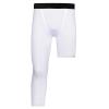 Hotfiary 3/4 Boys Youth Compression Leggings Single Leg Athletic Capris Tights Sports Base Layer for Kids Basketball view 2