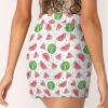 I Love Watermelon Women's Tennis Skirts Inner Shorts Elastic Sports Golf Skorts with Pockets view 4