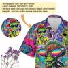 228CLOSET Alien Lovers Hawaiian Shirt for Men - Alien's Vacation Button Down Shirt Men, Mens Hawaiian Shirt Set 33 Size S view 3