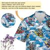 228CLOSET Raccoon Lovers Hawaiian Shirt for Men - Raccoon Surfing Button Down Shirt Men, Mens Hawaiian Shirt Set 32 Size M view 3