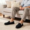 shoeslocker Slippers for Men Mens Slippers Warm Indoor Outdoor House Shoes Black Size 10.5 view 2