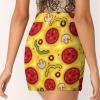 DENFY Women's Tennis Skirt Cartoon Style Pizza Golf Skorts Skirts with Shorts Pockets Workout Sports view 4