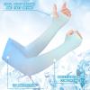 JenPen 6 Pairs UV Sun Protection Arm Sleeves to Cover Arms for Women Compression Sleeves for Men (Delicate Color,M) view 4