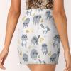 Funny Raccoons and Pizza Slice Food Women's Tennis Skirts Inner Shorts Elastic Sports Golf Skorts with Pockets view 4
