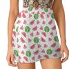 Women's Tennis Skirt I Love Watermelon Golf Skorts Skirts with Shorts Pockets Workout Sports view 1