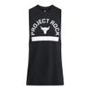 Under Armour Men's Project Rock Payoff Graphic Sleeveless T Shirt, (001) Black / / White, Medium view 3